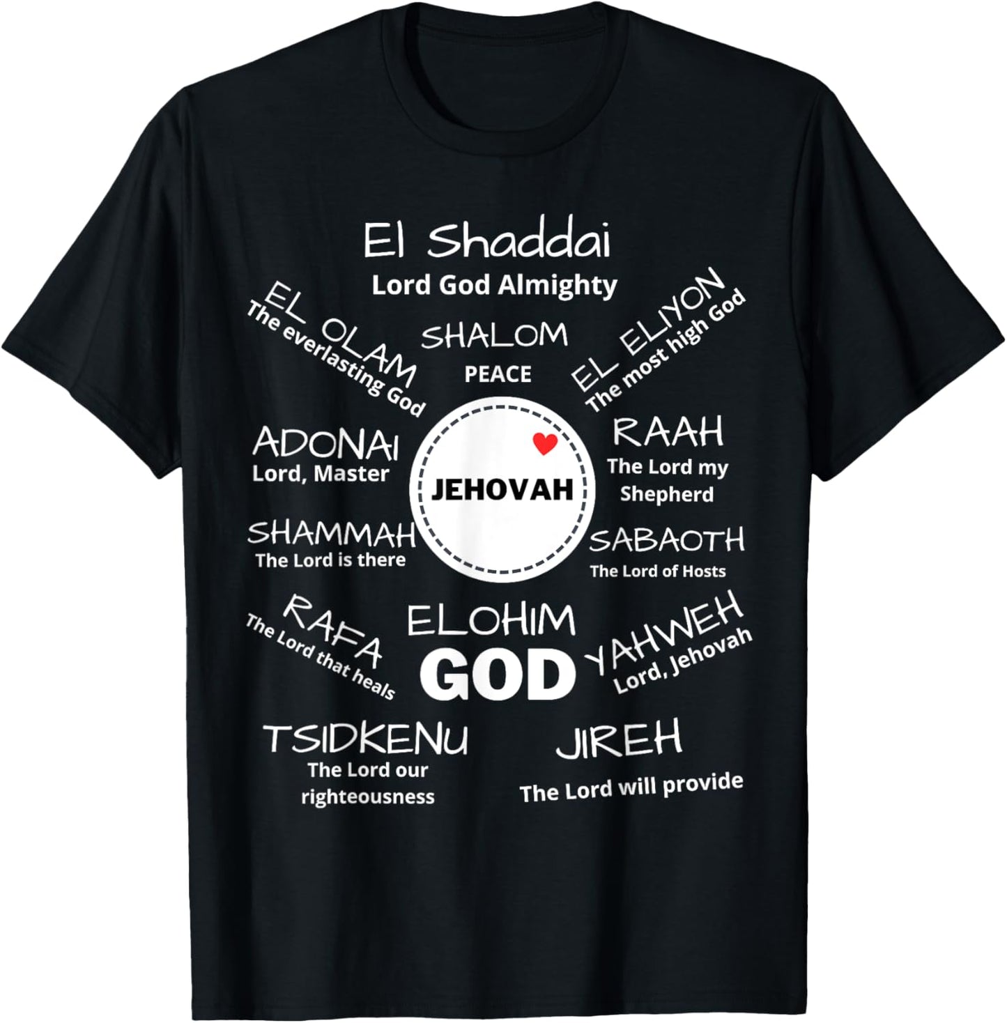 Jehovah T-Shirt - T-Shirt | Black