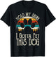 Retro Vintage Hold My Drink I Gotta Pet This Dog Women T-Shirt - T-Shirt | Black