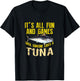 Funny Tuna Fishing Graphic Saltwater Fish Men Women Kid T-Shirt - T-Shirt | Black