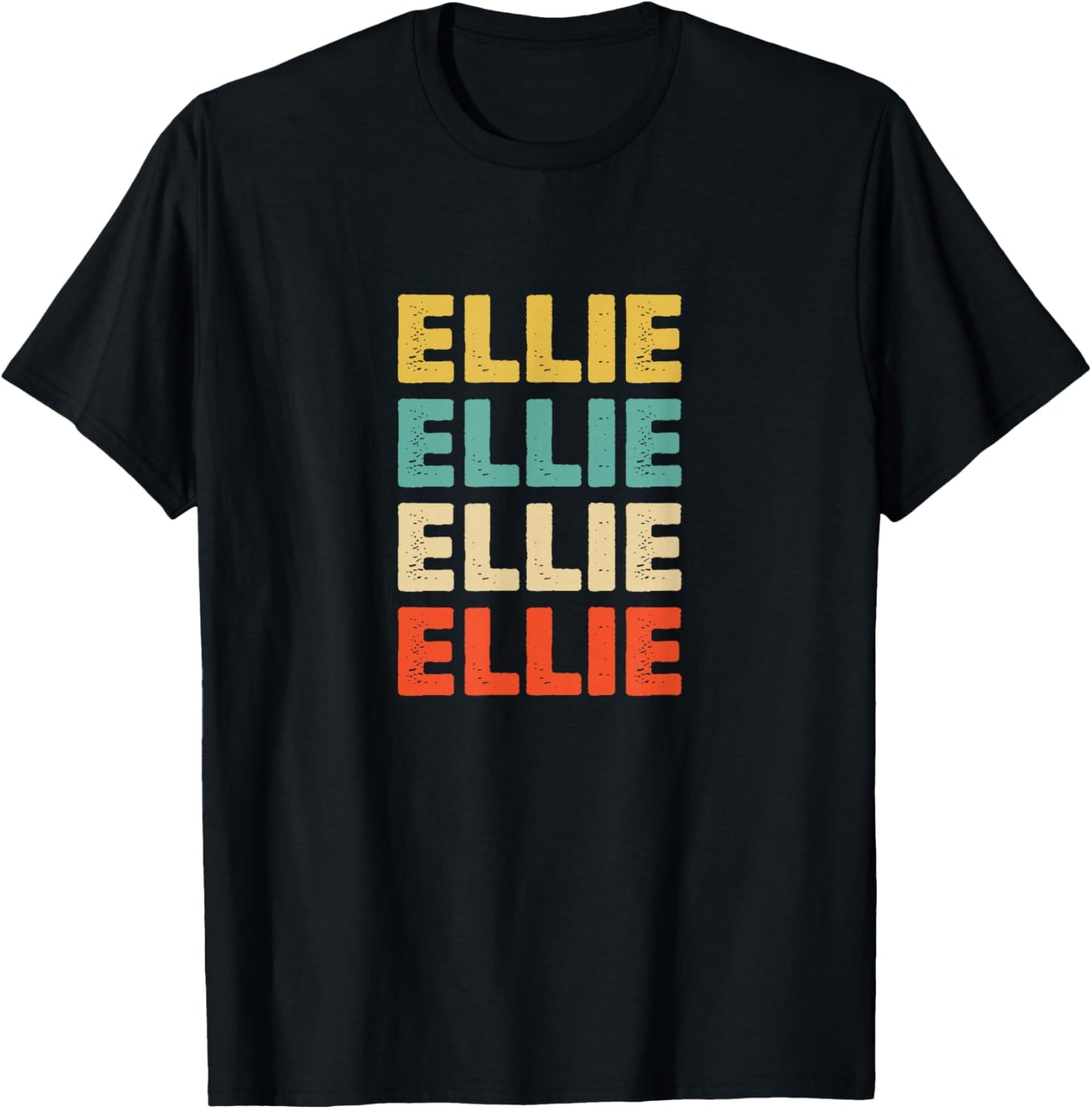 Ellie Name T-Shirt - T-Shirt | Black