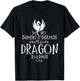 Crafty Snail I'm No Damsel In Distress, I'm A Dragon In A Dress Kids T-Shirt - T-Shirt | Black