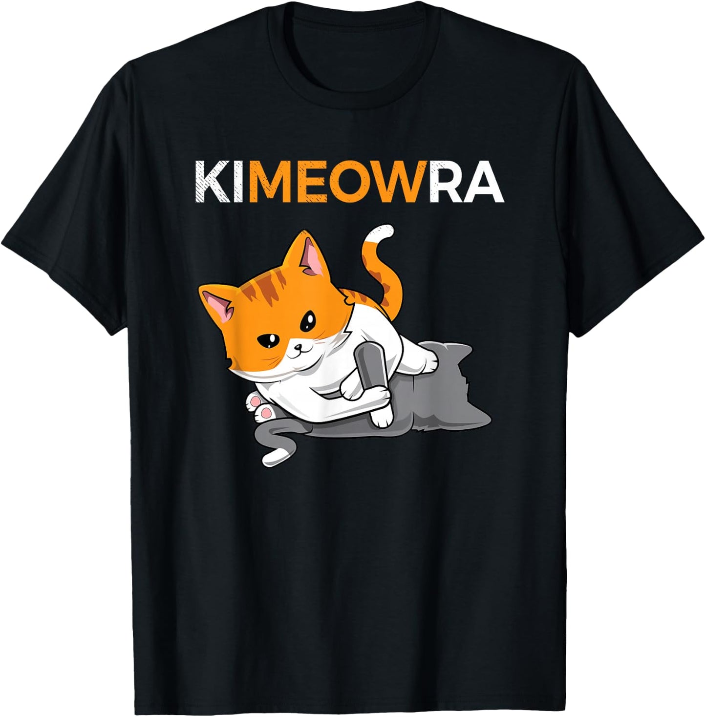 Jiu Jitsu Kimura & Cute Kawaii Cat Funny BJJ T-Shirt - T-Shirt | Black