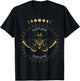 Nurture Nature Celestial Moon Phase Butterfly Cosmic Boho T-Shirt - T-Shirt | Black