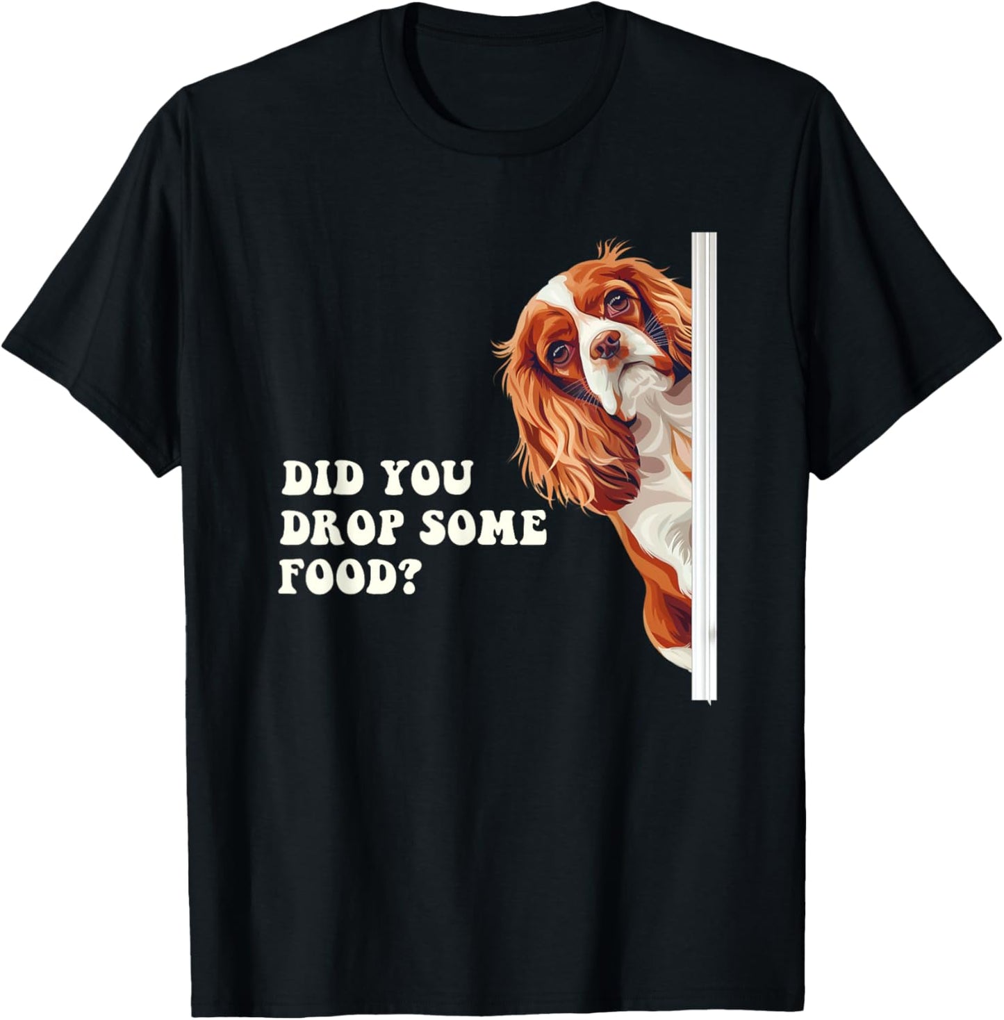 Cavalier King Charles Spaniel Funny Shirt T-Shirt - T-Shirt | Black