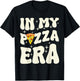 My Pizza Era in the 70s Look Italian Food T-Shirt - T-Shirt | Black
