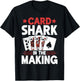 Card Shark in the Making Game Night T-Shirt - T-Shirt | Black