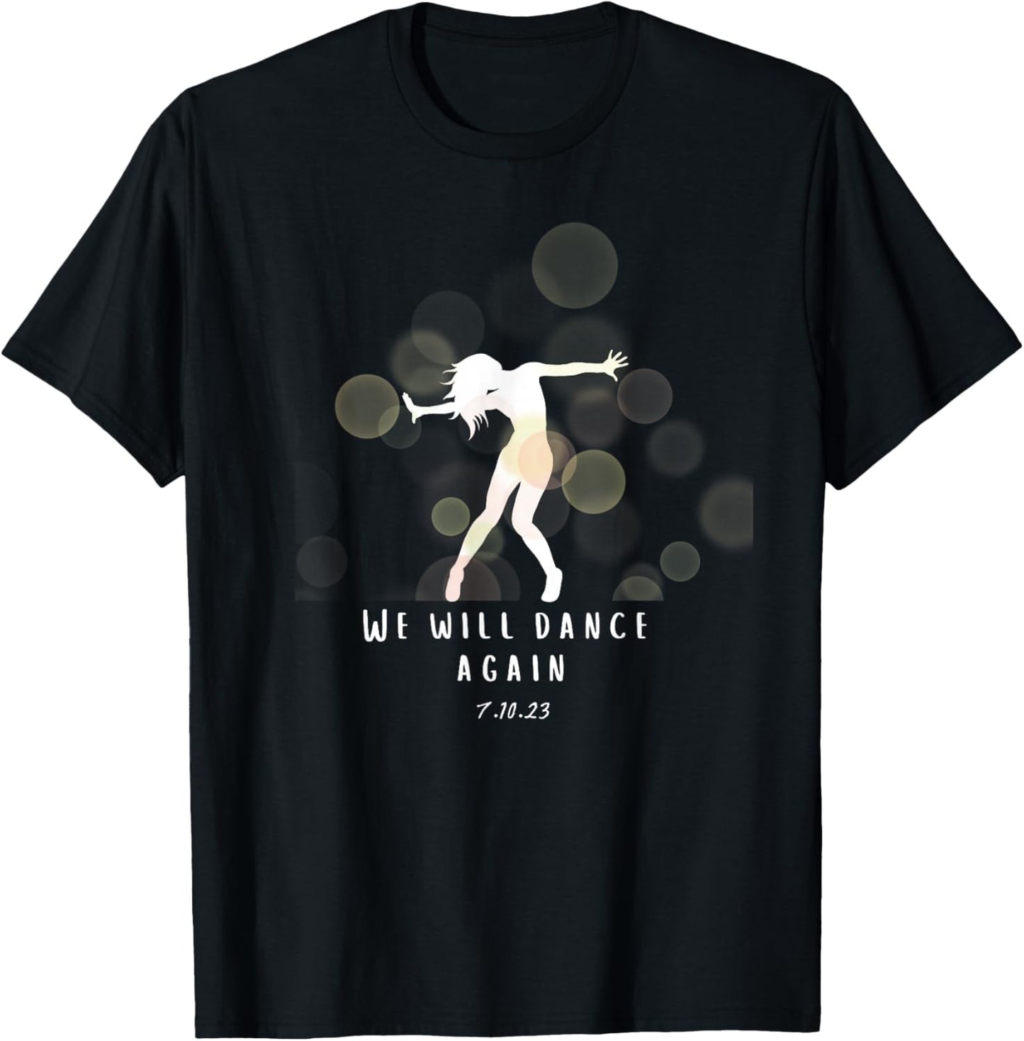 Israel Nova Festival We Will Dance Again Israelite Remember T-Shirt - T-Shirt | Black