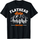 Flathead Lake Montana Kayaking Hiking Camping Fishing T-Shirt - T-Shirt | Black