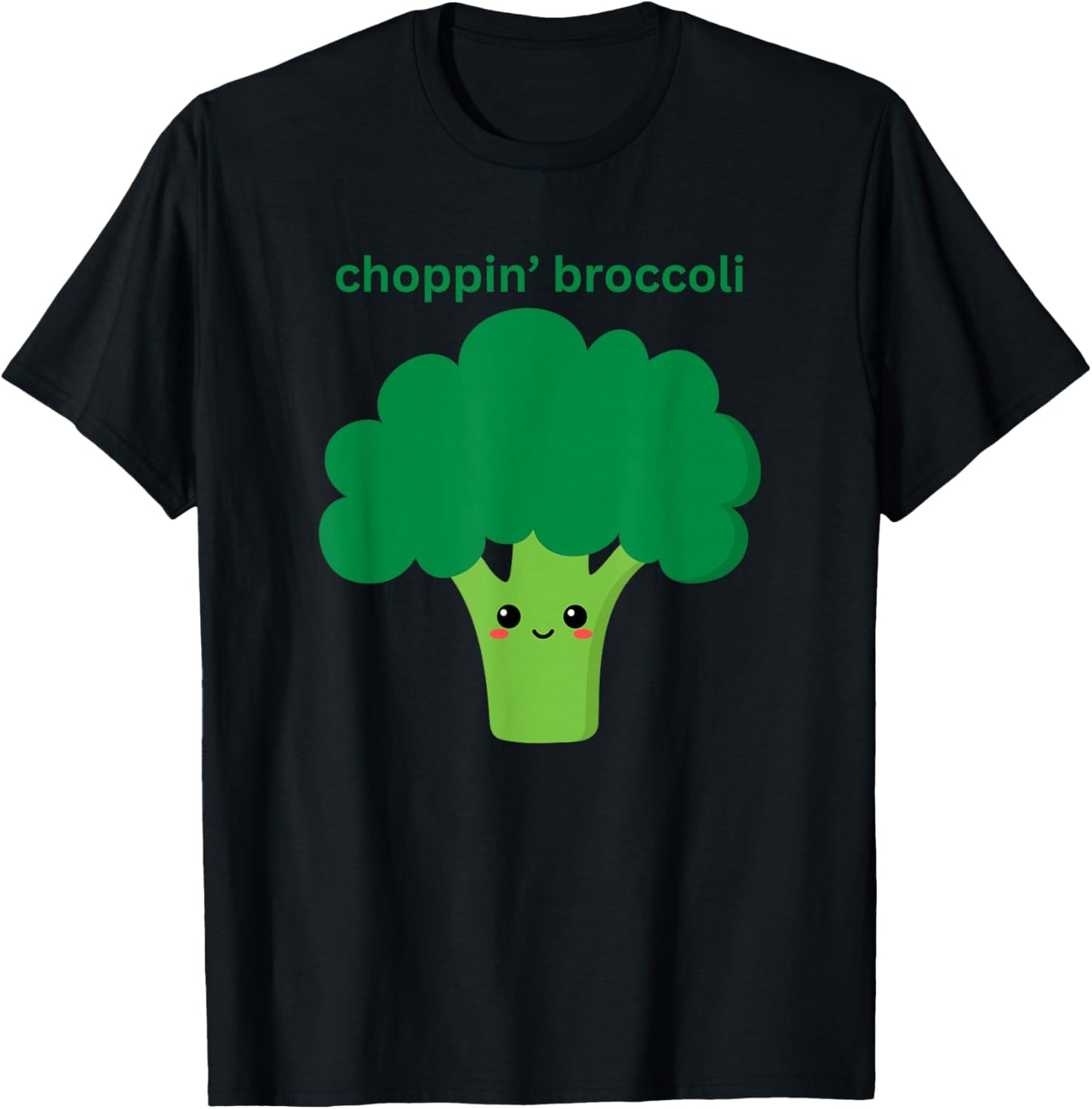 Chopping Broccoli Lover T-Shirt - T-Shirt | Black