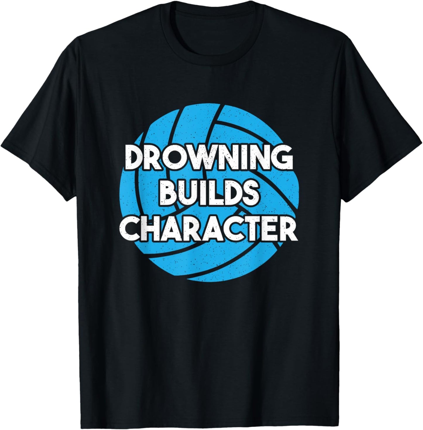 Waterpolo Player Aquatic Sports Lover Funny Water Polo T-Shirt - T-Shirt | Black