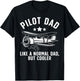 Best Pilot Art Dad Aircraft Aviation Airplane Pilots T-Shirt - T-Shirt | Black