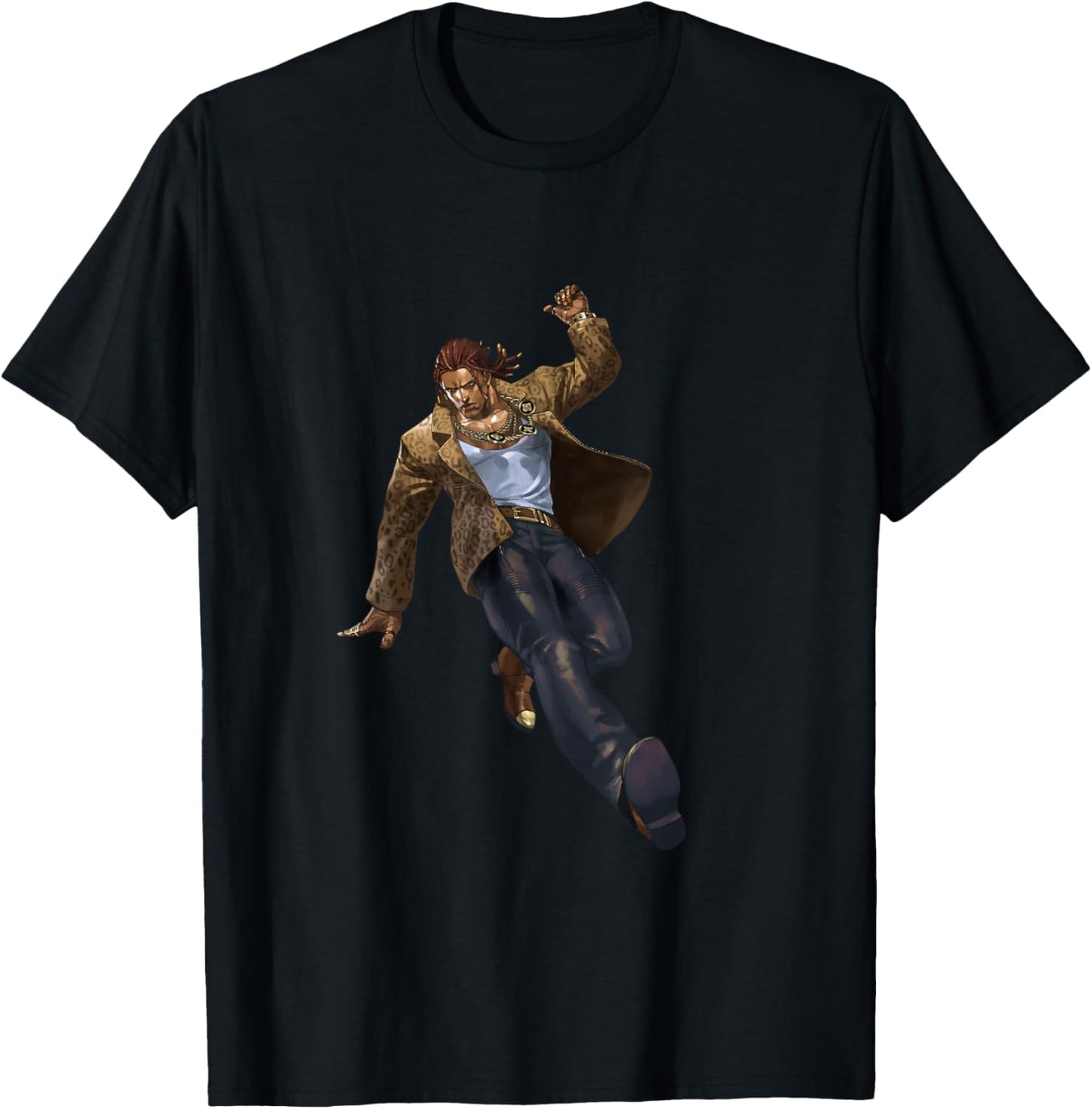 Bandai Namco Entertainment Inc. TEKKEN7 EDDY GORDO 00 , Small, Black T-Shirt - T-Shirt | Black