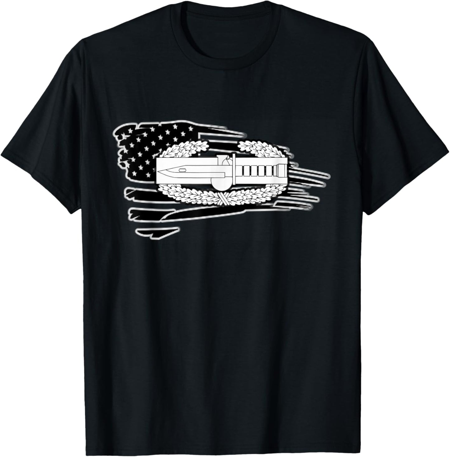 Army Combat Action Badge T-Shirt - T-Shirt | Black