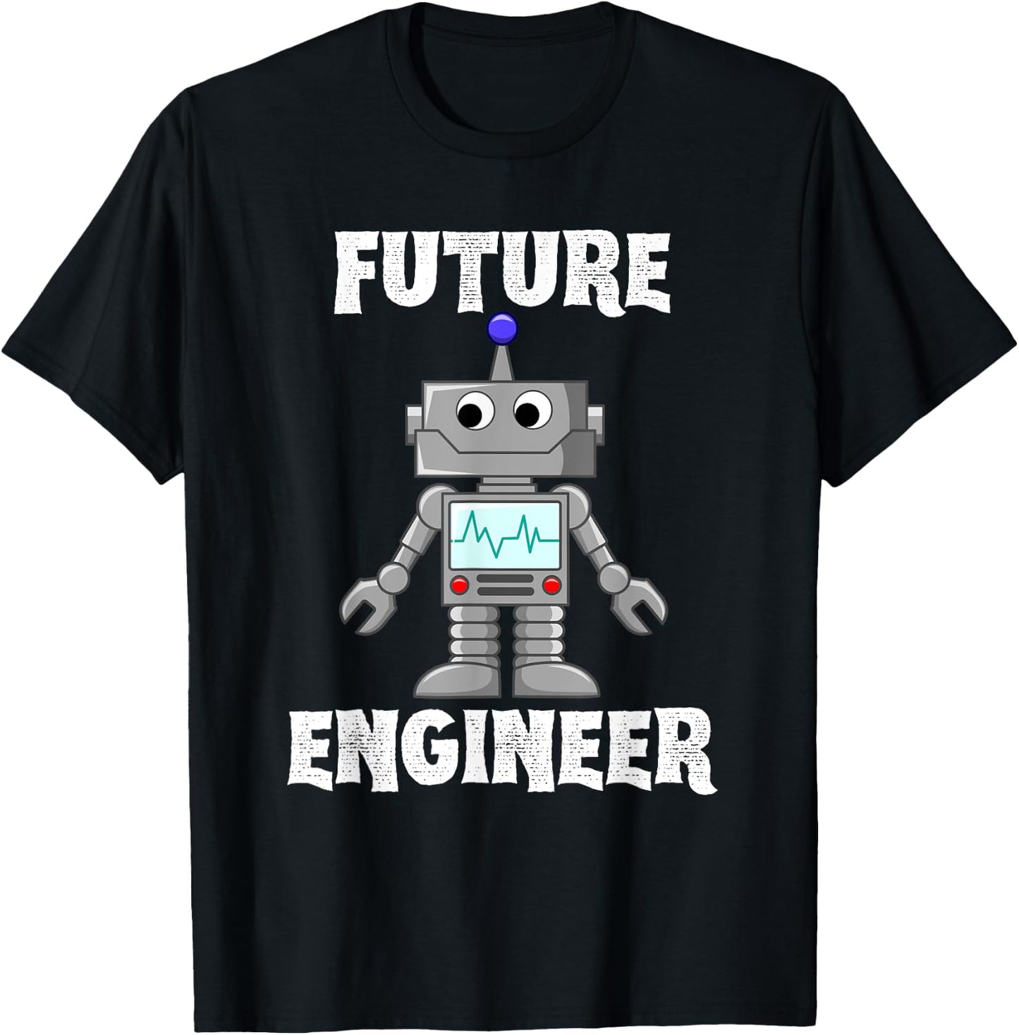 Future Engineer Robotics Robot Costume For Adults Kids T-Shirt - T-Shirt | Black