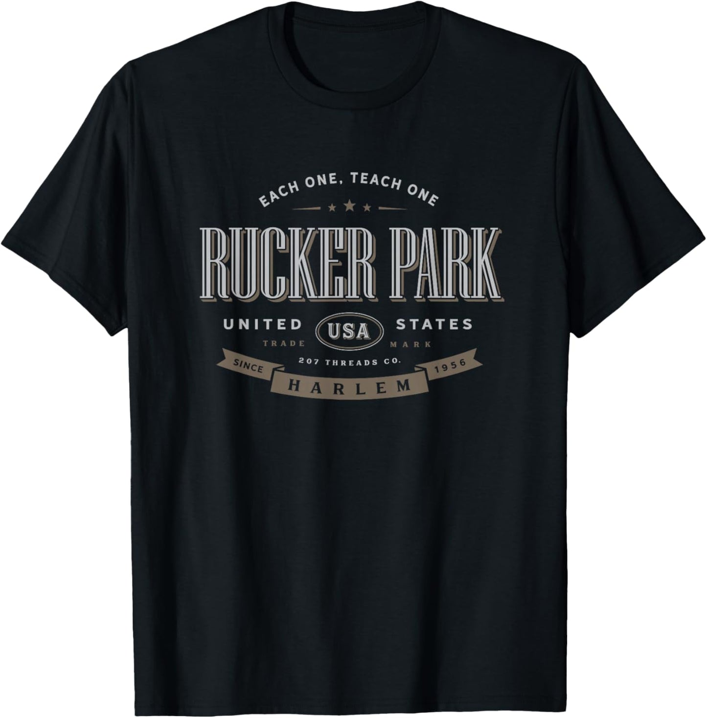 NY Rucker Park Souvenir T-Shirt - T-Shirt | Black