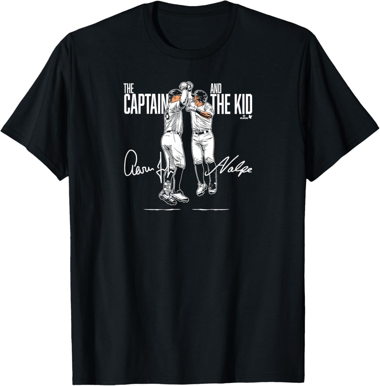 Judge & Volpe - The Captain & The Kid - New York Baseball T-Shirt - T-Shirt | Black