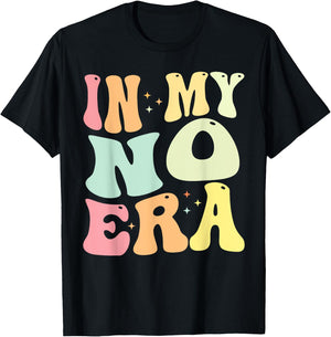 In My No Era Bad Kid Groovy Funny Toddler Kid Life T-Shirt - T-Shirt | Black