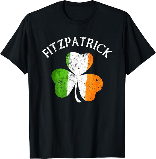 Fitzpatrick Irish Family Name T-Shirt - T-Shirt | Black