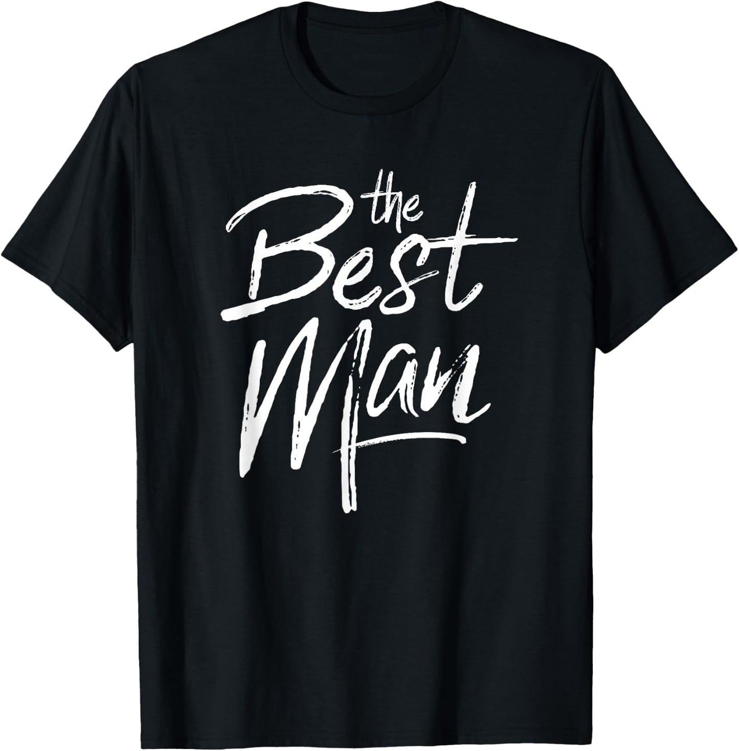 Best Man Matching Bachelor Party Groomsman Group Small T-Shirt - T-Shirt | Black