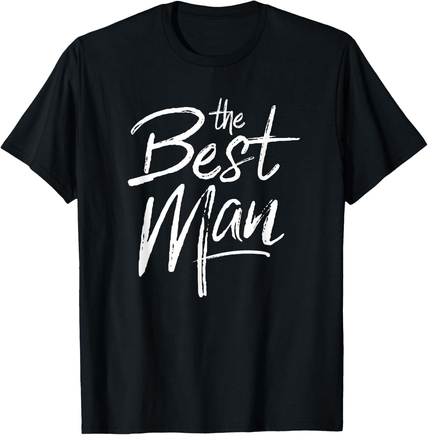 Best Man Matching Bachelor Party Groomsman Group Small T-Shirt - T-Shirt | Black