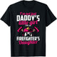 Firefighter Daughter Design for Kids Firefighter Toddler T-Shirt - T-Shirt | Black