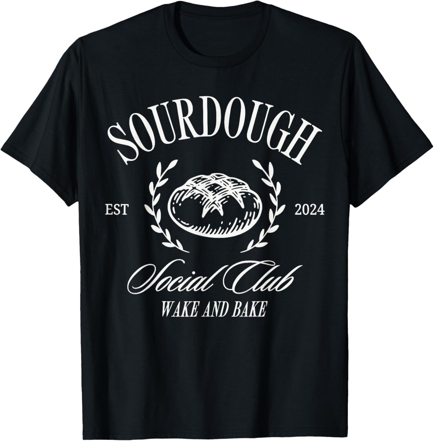 Sourdough Social Club Bakery T-Shirt - T-Shirt | Black