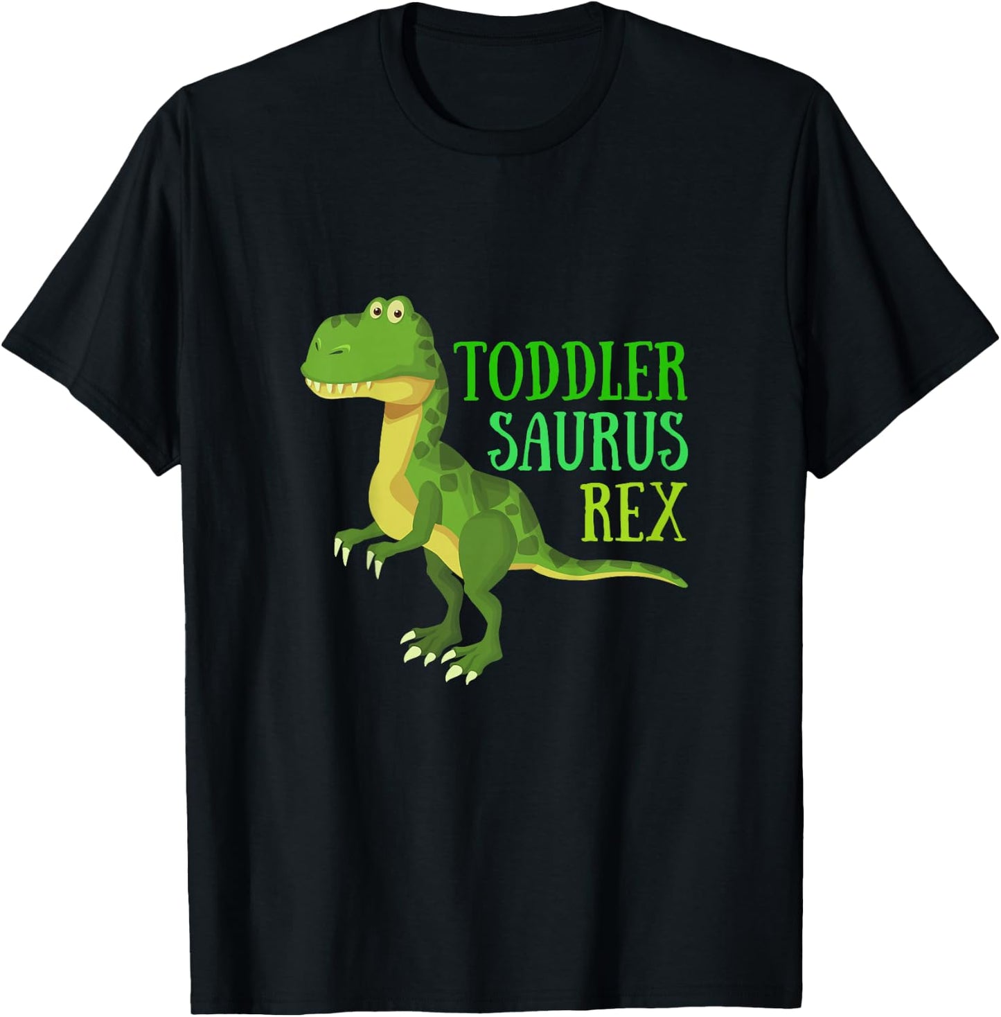 Dinosaur Toddlersaurus Toddler Saurus Rex T-Rex T-Shirt - T-Shirt | Black