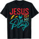Jesus Is My Plug - Funny Christian Faith Religious T-Shirt - T-Shirt | Black