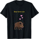 Boar loves you in Valheim T-Shirt - T-Shirt | Black