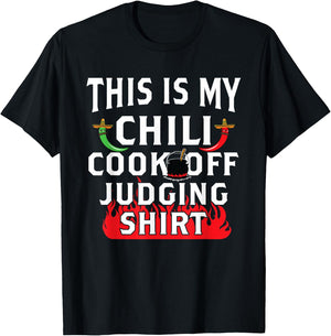 Chili Cook Off Funny T Shirt Gift Chili Judge Participant T-Shirt - T-Shirt | Black