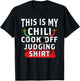 Chili Cook Off Funny T Shirt Gift Chili Judge Participant T-Shirt - T-Shirt | Black