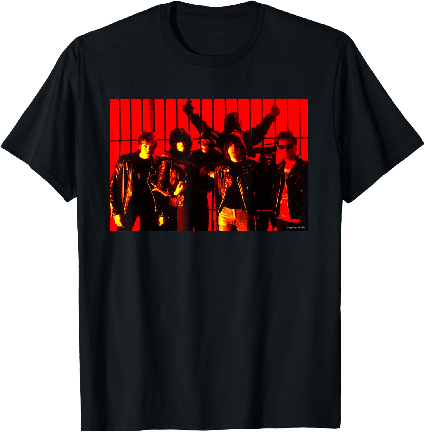 The Ramones Animal Boy Alt Shot by George DuBose T-Shirt - T-Shirt | Black