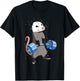 Funny Weightlifting Opossum T-Shirt - T-Shirt | Black