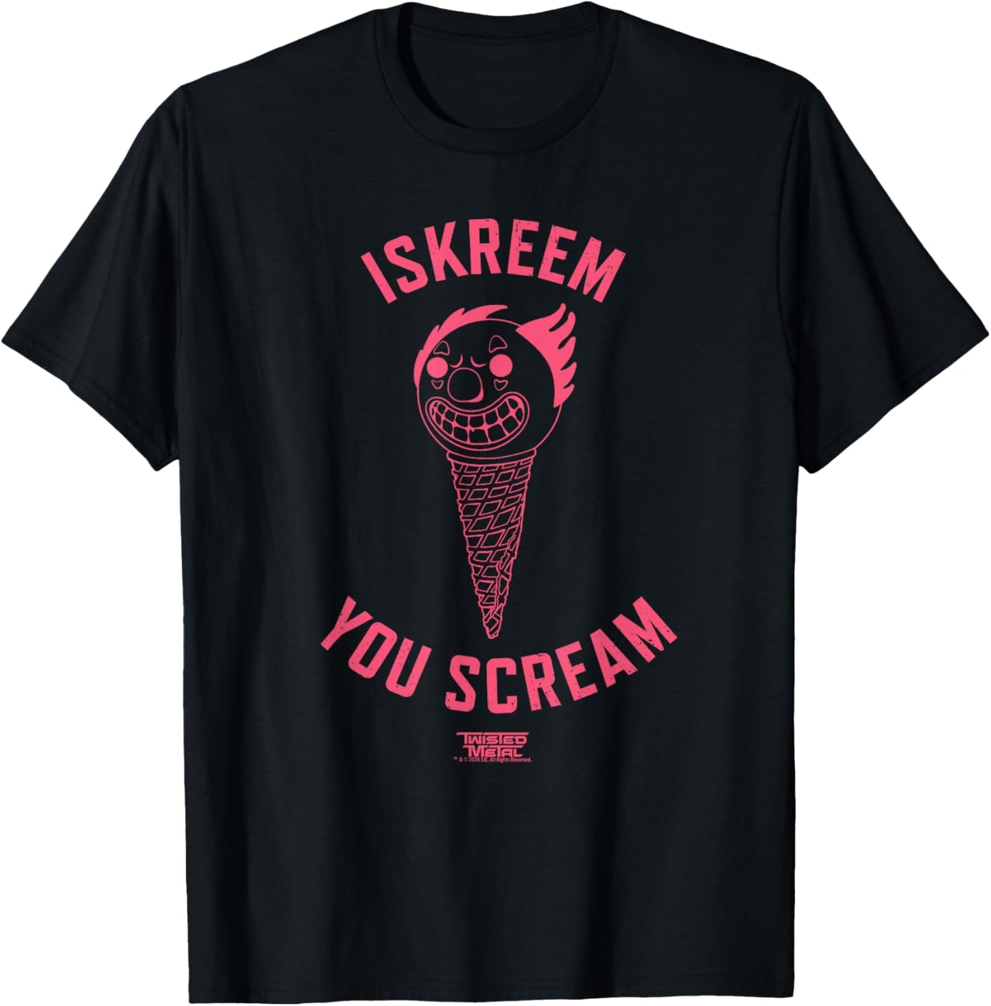 Twisted Metal ISkreem - Officially Licensed T-Shirt - T-Shirt | Black