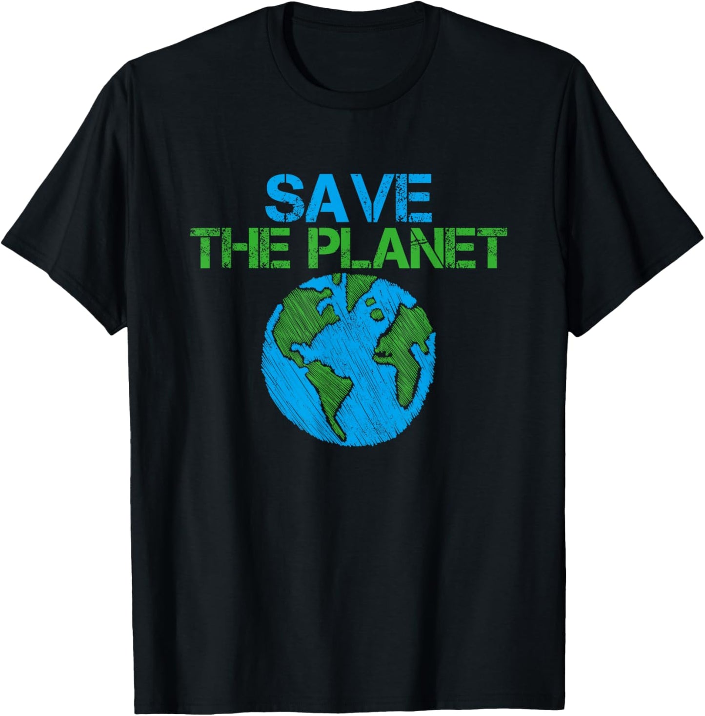 Save the Planet Shirt Protect Our Planet Environmentalist T-Shirt - T-Shirt | Black