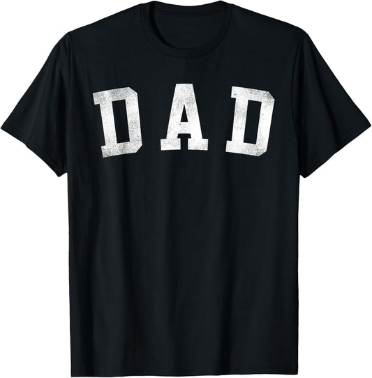 Dad - Classic Bold Font Father's Day Dad T-Shirt - T-Shirt | Black