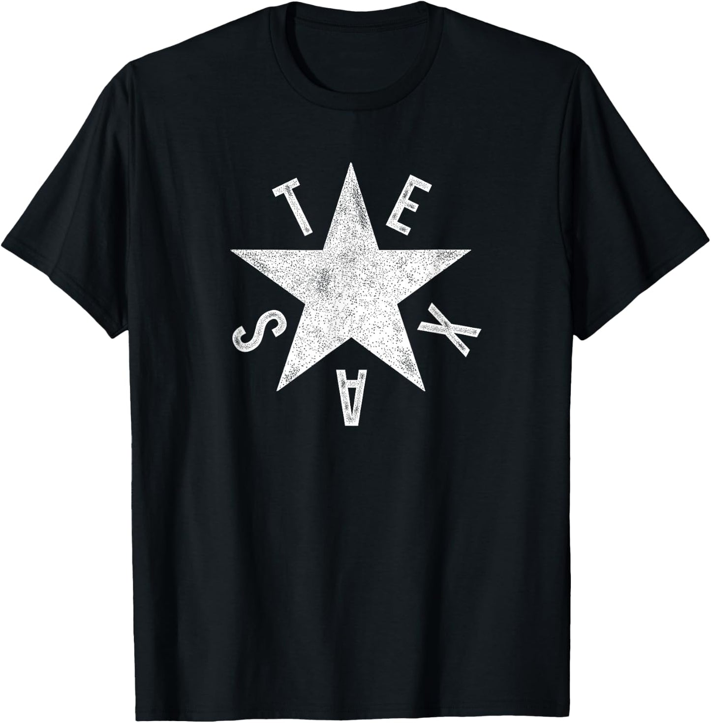 Texas Star 1836 Lorenzo de Zavala Texas Zavala Flag T-Shirt - T-Shirt | Black