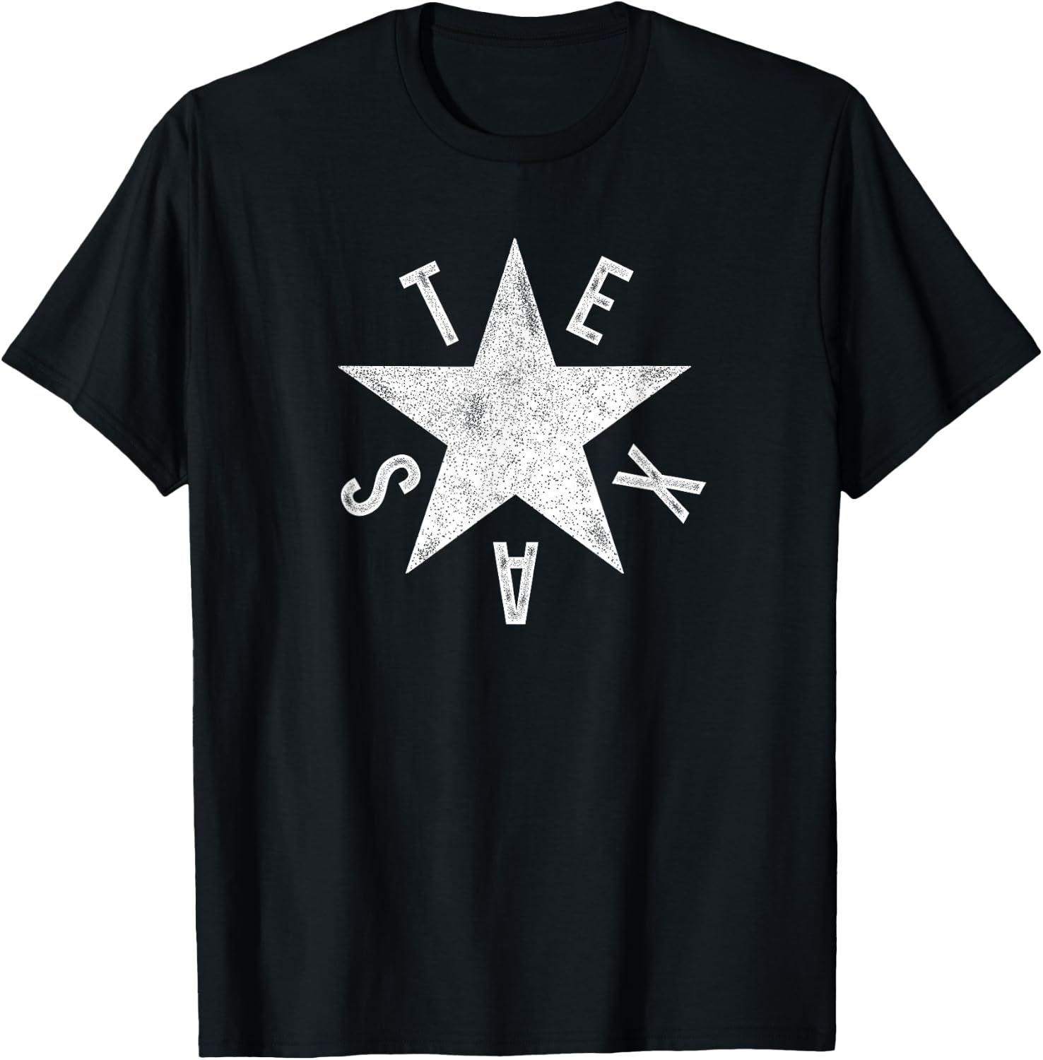 Texas Star 1836 Lorenzo de Zavala Texas Zavala Flag T-Shirt - T-Shirt | Black