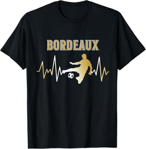 Bordeaux Football Supporter Gift , Black, S T-Shirt - T-Shirt | Black