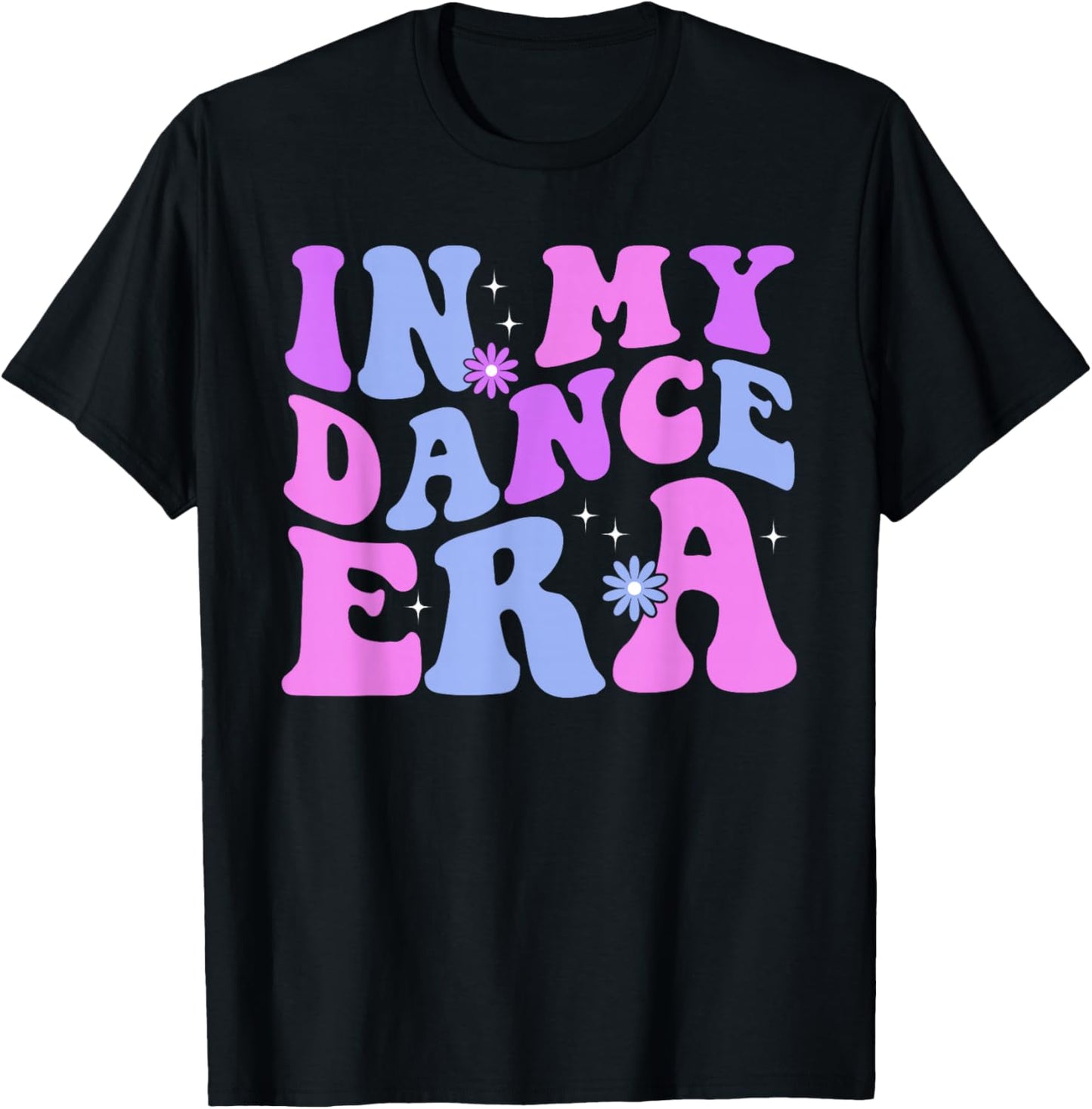 in My Dance Era Ballet Dancer Groovy Retro Girls T-Shirt - T-Shirt | Black