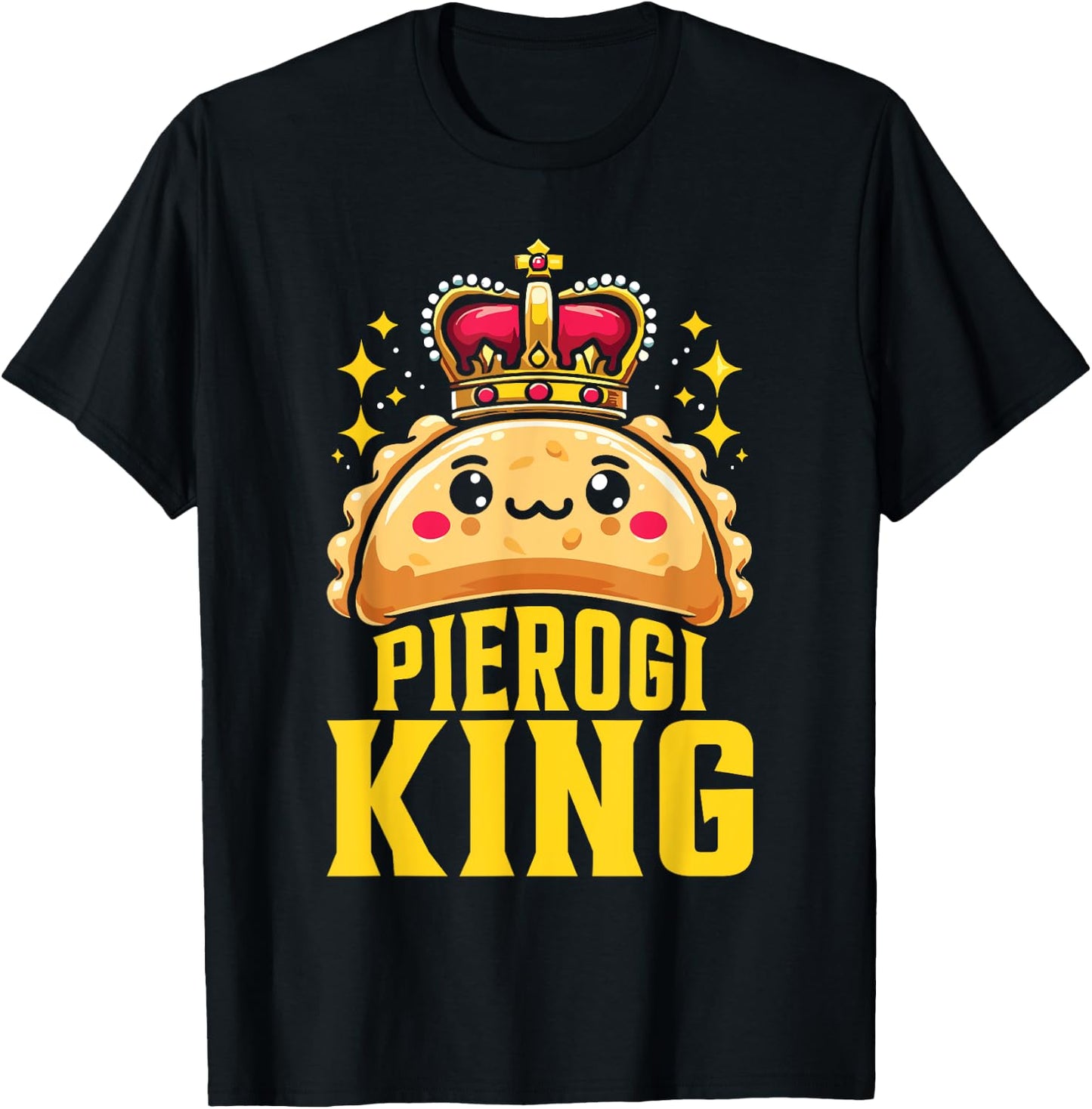 Pierogi King T-Shirt - T-Shirt | Black
