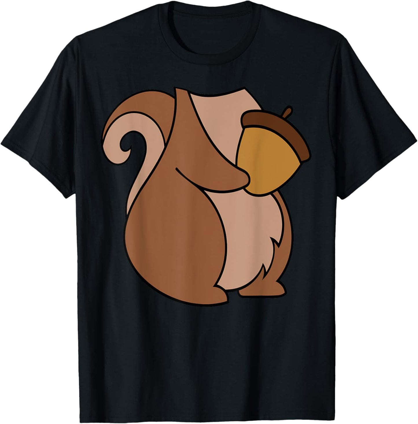 Squirrel Costume Quick Costume Squirrel T-Shirt - T-Shirt | Black