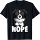 Border Collie Hunde Frauchen Herrchen T-Shirt - T-Shirt | Black