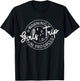 Women Vacation 2025 Warning Girls Trip in Progress Matching T-Shirt - T-Shirt | Black