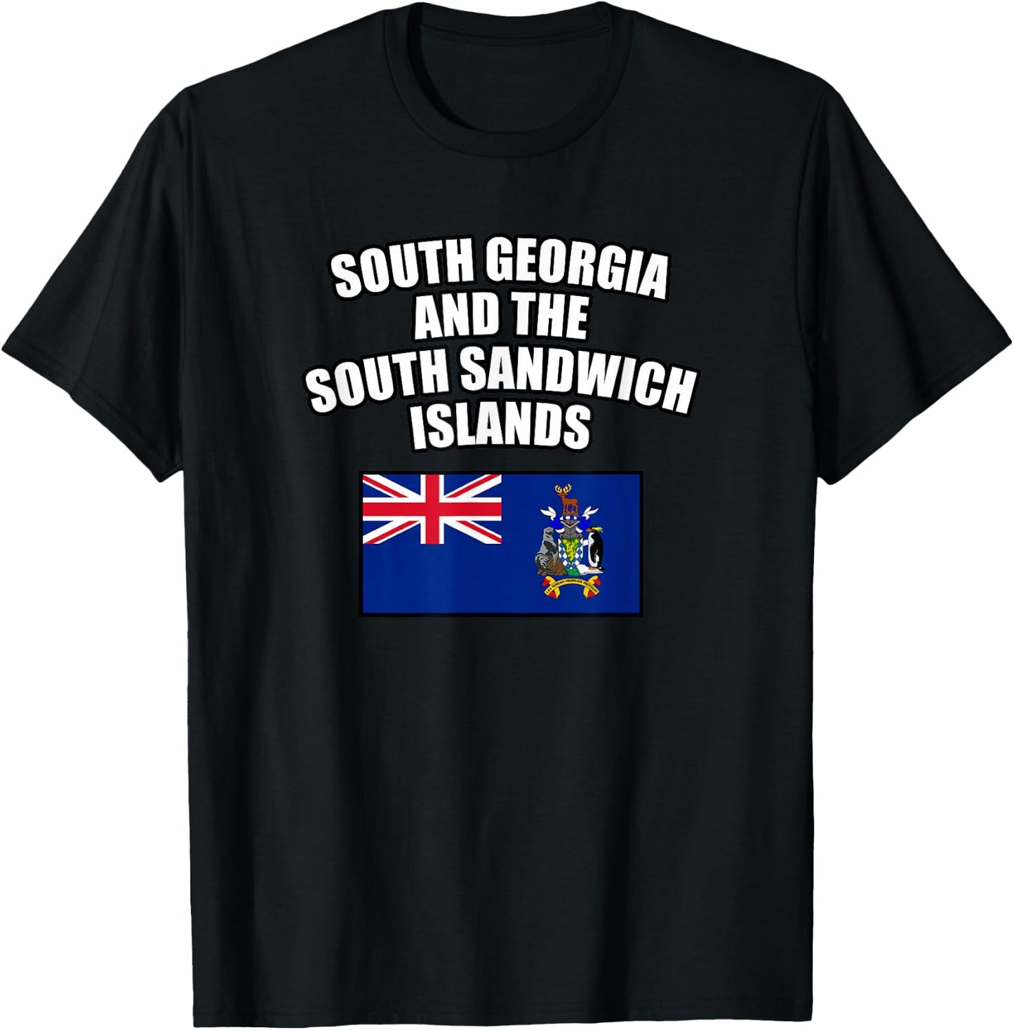 South Georgia and the South Sandwich Islands T-Shirt - T-Shirt | Black