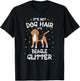 Beagle Glitter Dog Owner Gift Funny Dog T-Shirt - T-Shirt | Black