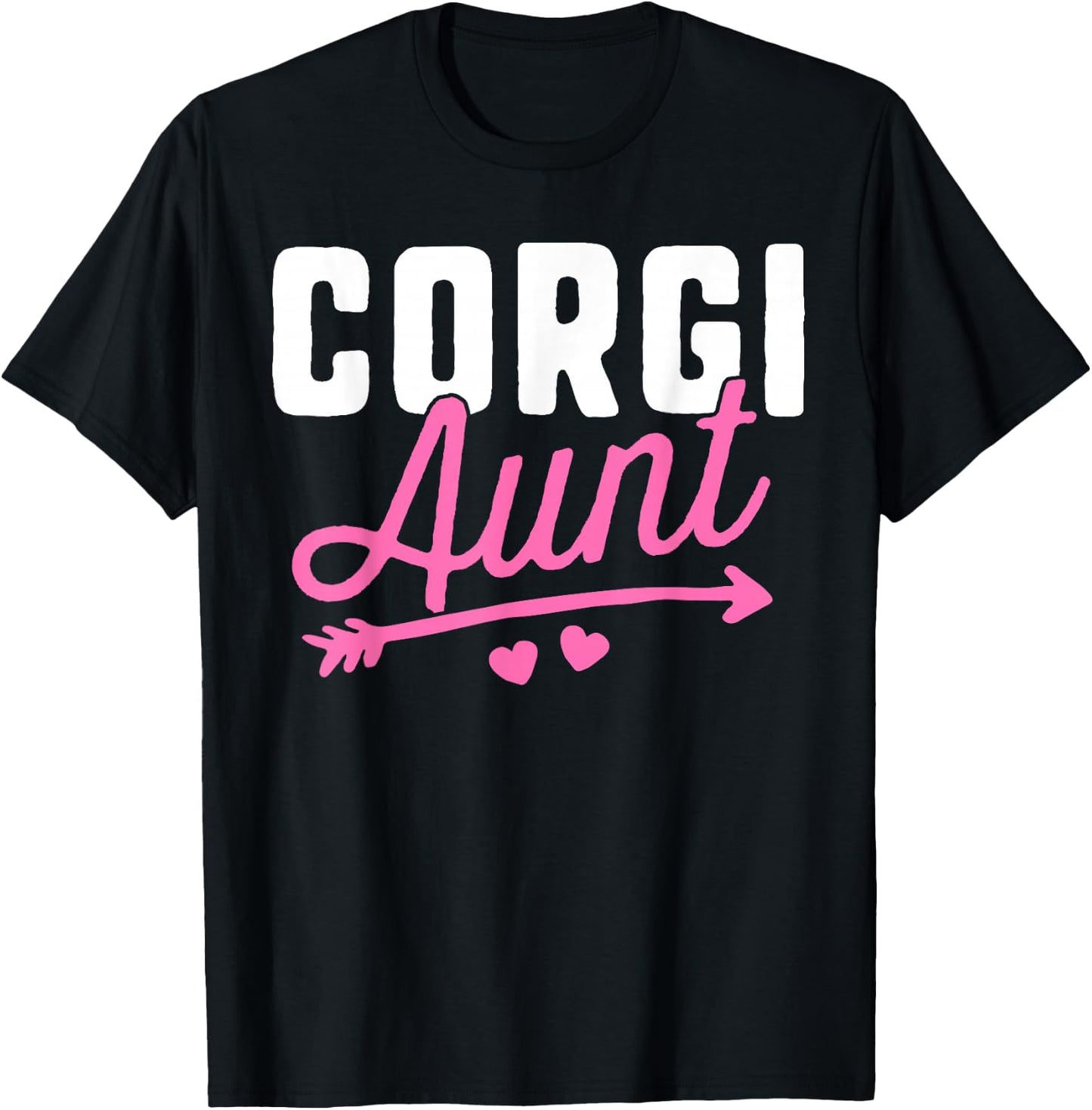 Corgi Aunt Shirt Women Puppy Lover Mom Love Dog Mama T-Shirt - T-Shirt | Black