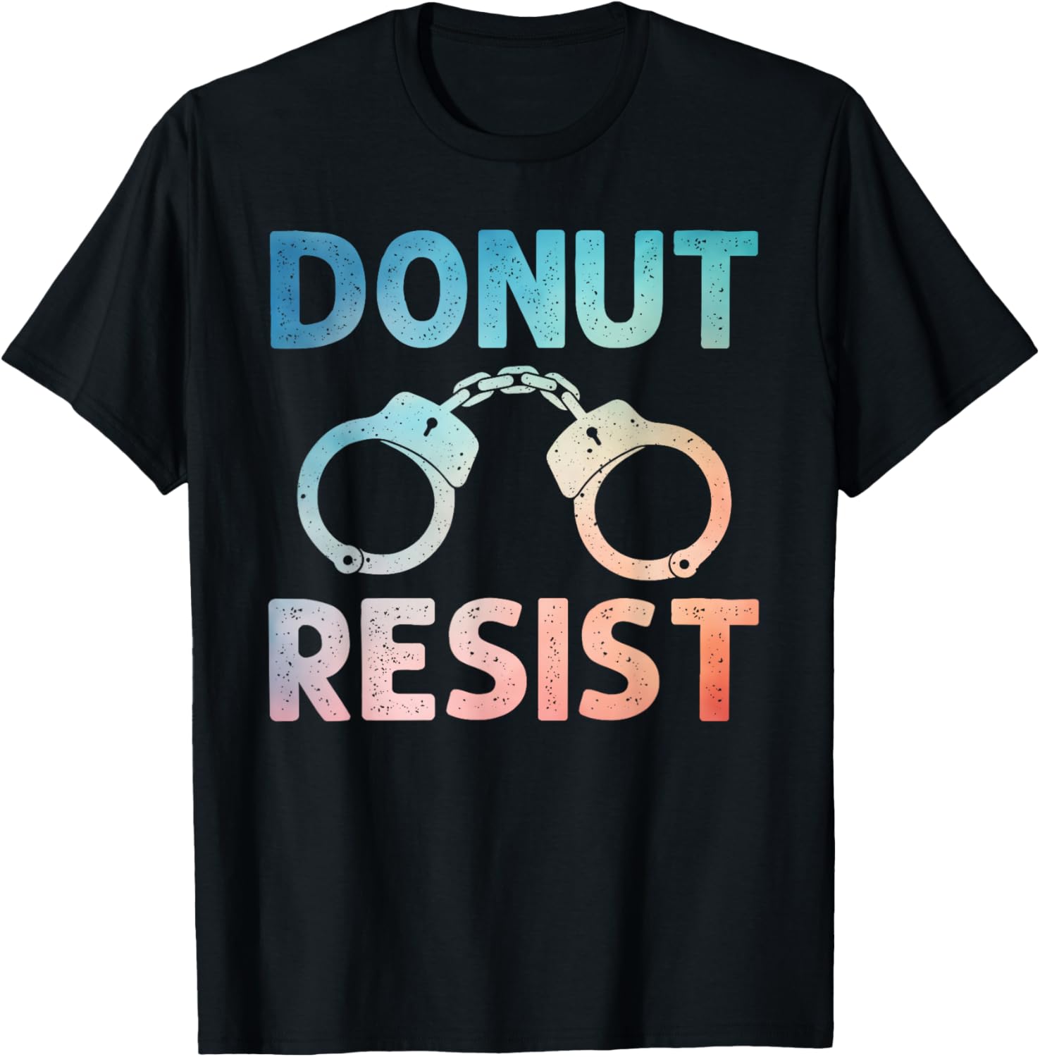 Funny Police Officer Design Women Cop Police Officer T-Shirt - T-Shirt | Black