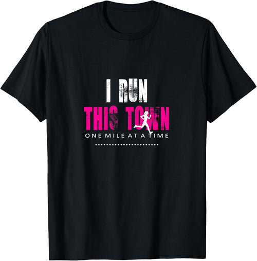 Women's Running Workout Tanks - I Run This Town