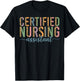 CNA Nurse Certified Nursing Assistant Leopard Cheetah T-Shirt - T-Shirt | Black